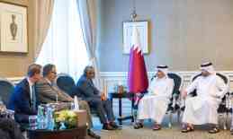 Al Khater Meets Advisor To French President...